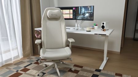 The Secretlab Atlas on show at the brand's Singapore showroom and office.
