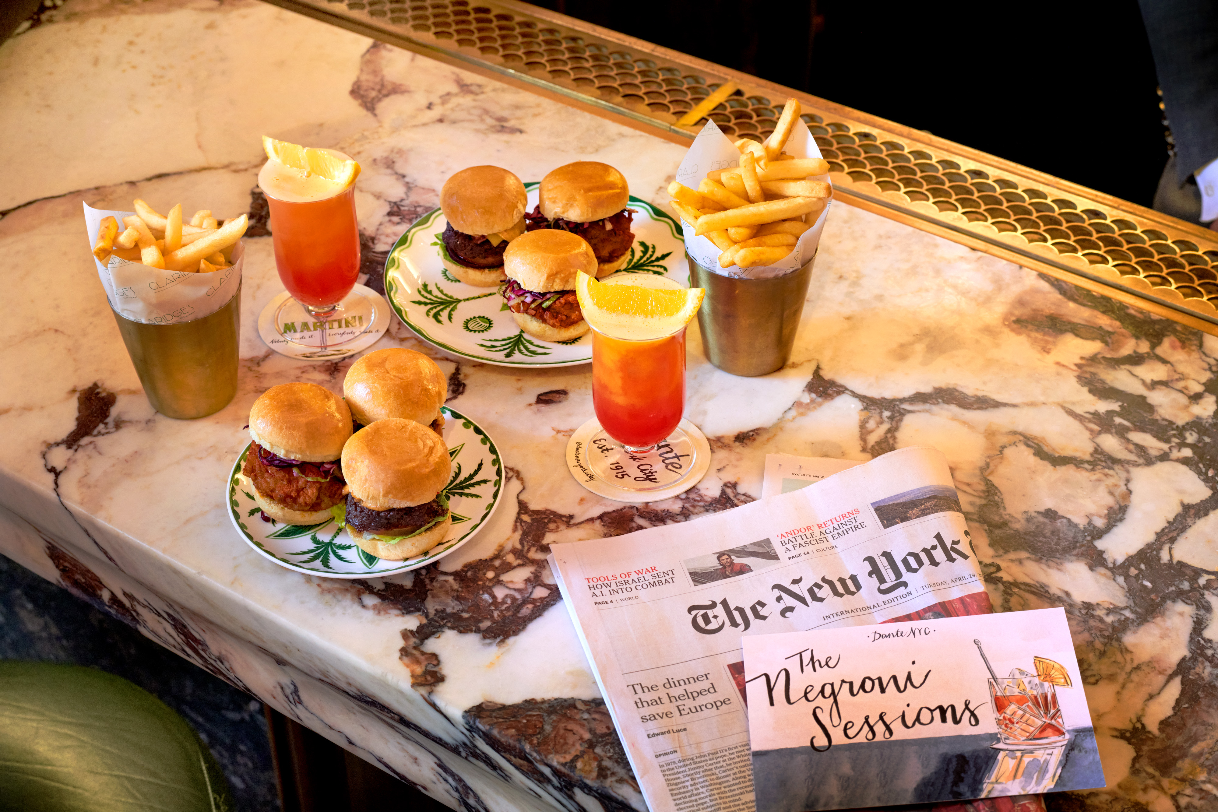 Dante pop-up at Claridge&#039;s hotel