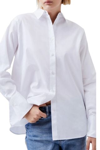 Alexis Cotton Poplin Button-Up Shirt