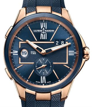 Ulysse Nardin Executive Dual Time in rose gold