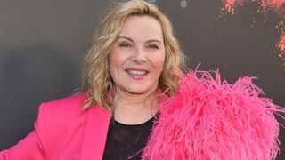 Kim Cattrall attends Peacock's "Queer As Folk" World Premiere event in partnership with Outfest's OutFronts Festival at The Theatre at Ace Hotel on June 03, 2022 in Los Angeles, California.