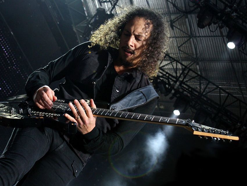 Kirk Hammett's soloing is surprisingly bluesy