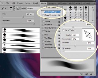 Custom Photoshop brushes