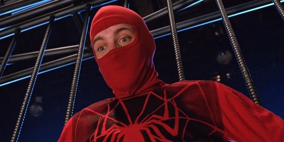 Tobey Maguire as Peter Parker in Spider-Man (2002)