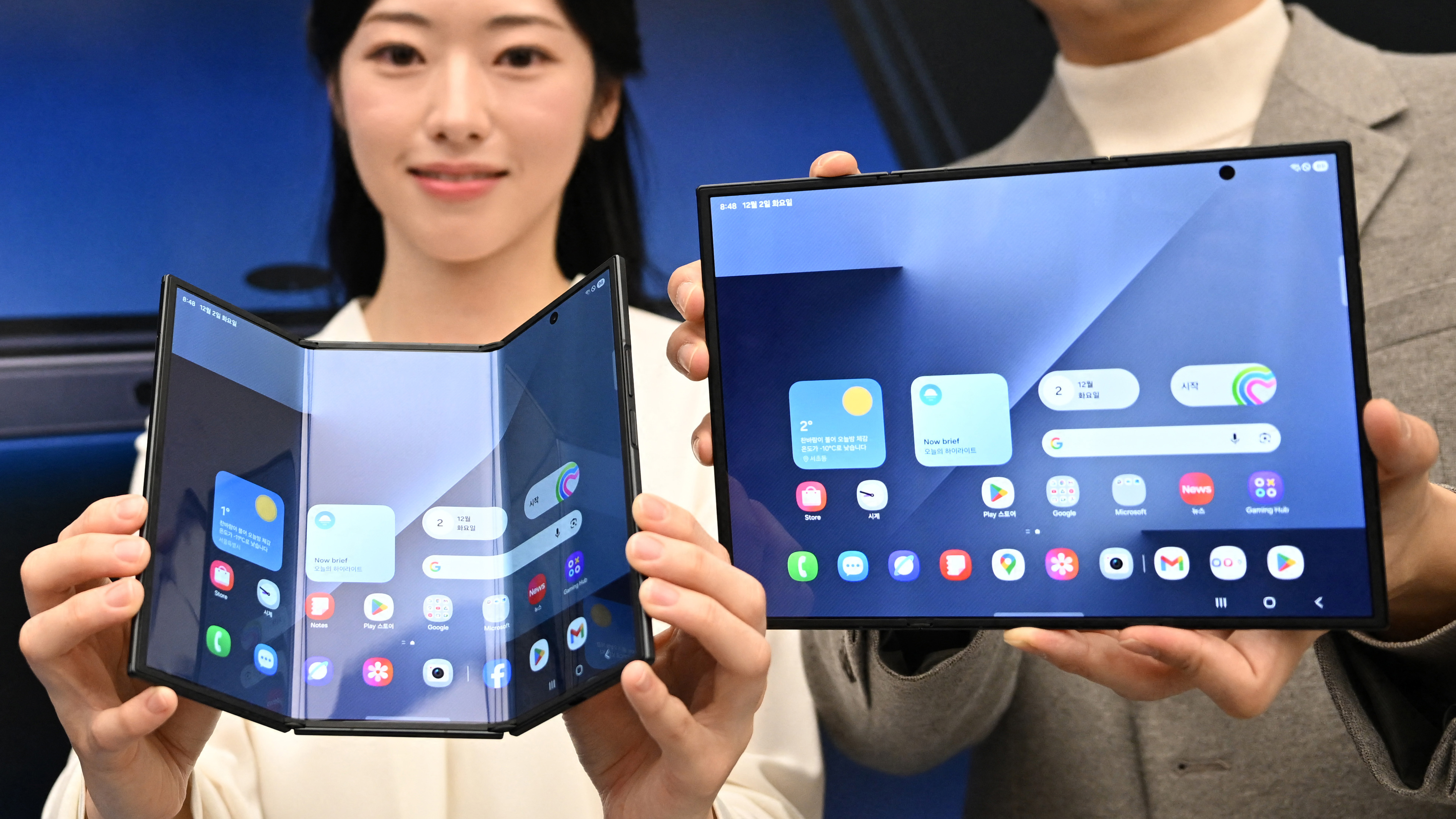 Samsung Galaxy Z TriFold at Korean launch event