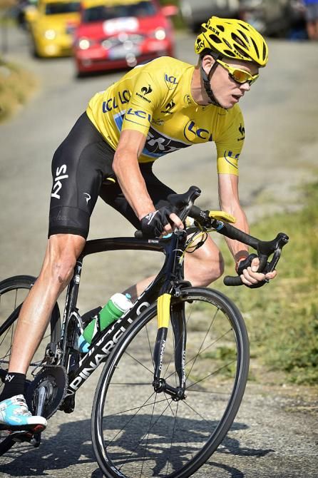 Chris Froome (Sky) one day before the final time trial