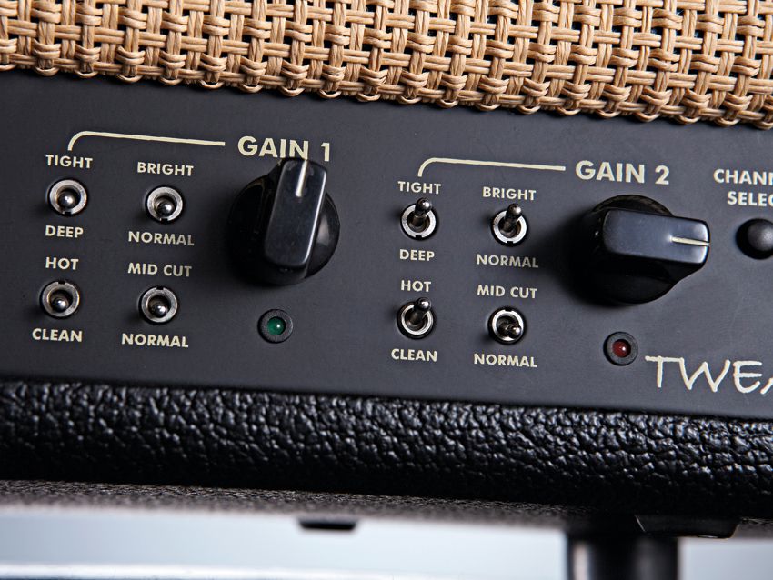 Each Gain control has four extra switches for added tweakability.