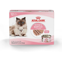 Royal Canin Feline Health Nutrition Mother &amp; Babycat Ultra Soft Mousse in Sauce Canned Cat Food