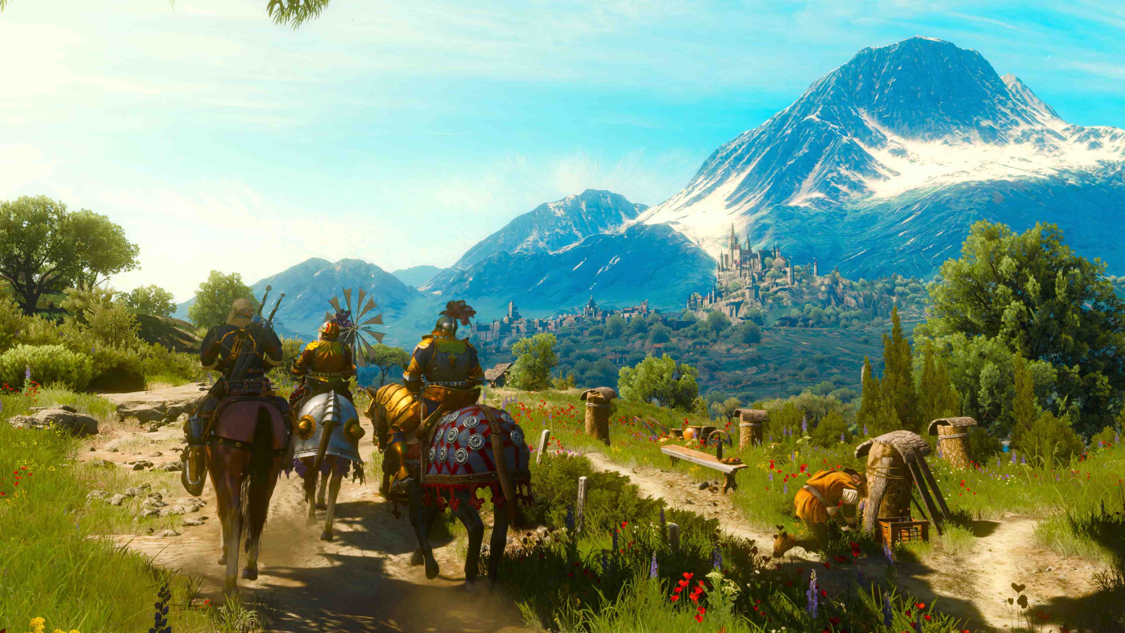 Captura de pantalla de The Witcher 3: Wild Hunt en Xbox Series X.