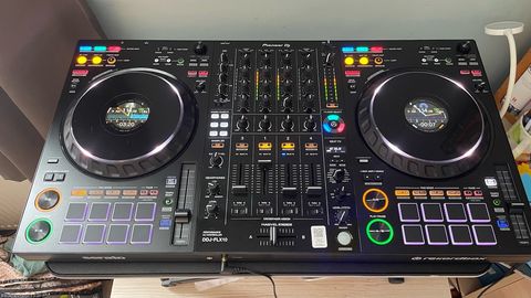 Pioneer DDJ-FLX10 DJ controller in our writer&#039;s home testing studio