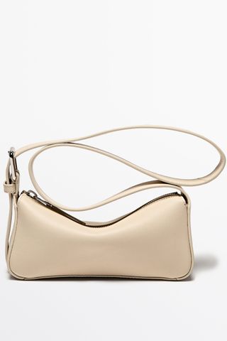 Massimo Dutti Plain Mini Leather Bag