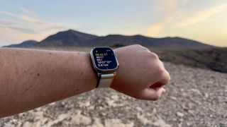 Apple Watch Ultra 2 mountains