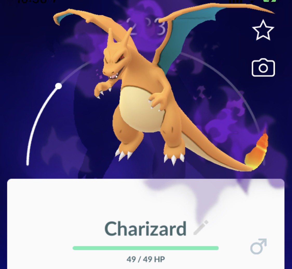 Pokemon Go shadow Charizard