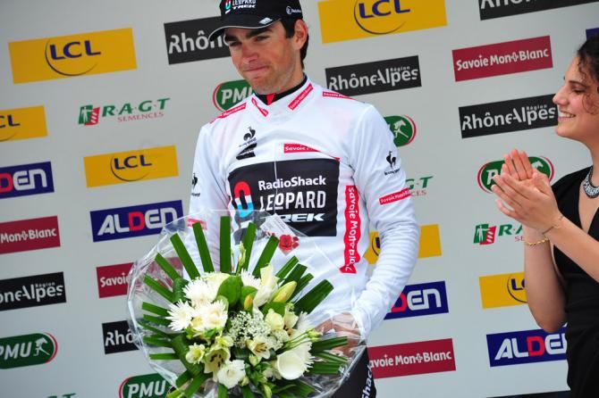 Tony Gallopin (RadioShack Leopard) in the white jersey for best young rider