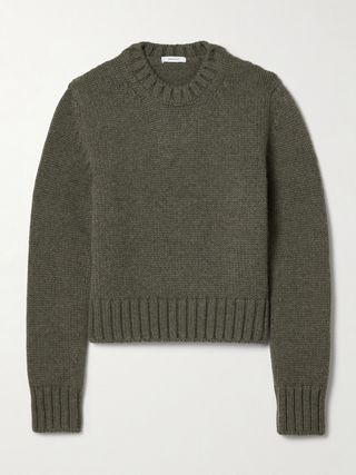 Wool and Cashmere-Blend Sweater