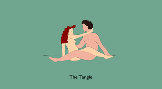 the tangle lazy sex position illustration