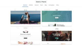 Weebly's template library