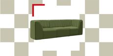 John Lewis Flow Sofa in Green