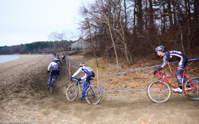 Riders attempting to ride the beach sand