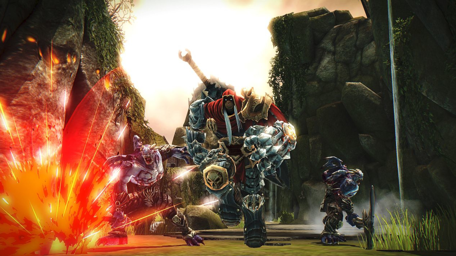 A screenshot of the upcoming PS5 game, Darksiders: Warmastered Edition