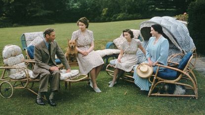 Queen Mother and Henry VI with daughters