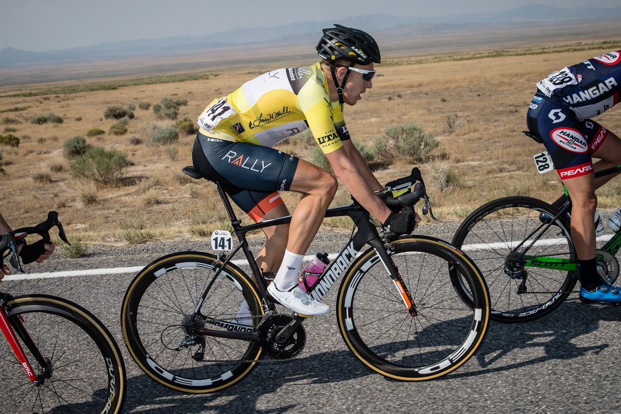 Race leader Rob Britton (Rally Cycling)