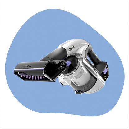 Handheld cordless vacuum cleaners on IH style background