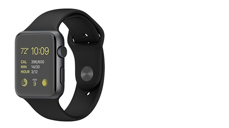 Watch Sport 42mm Space Grey Aluminium Case with Black Sport Band