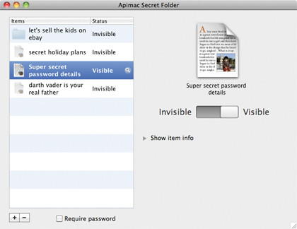 Secret folder