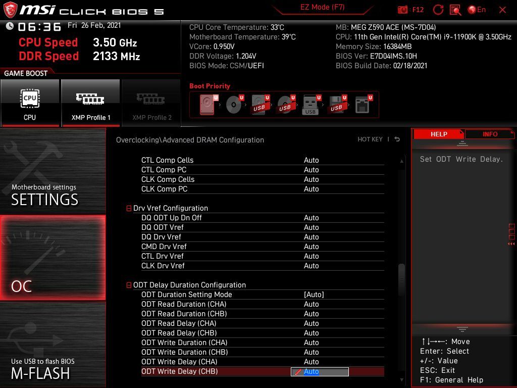 MSI MEG Z590 Ace