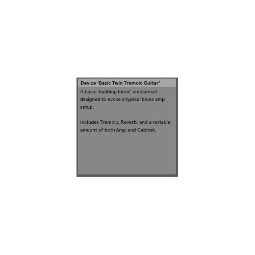 The help window in Ableton offers a brief description of the parameter your mouse hovers over.