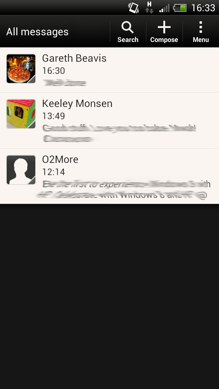 Messaging - HTC One X+ review | TechRadar