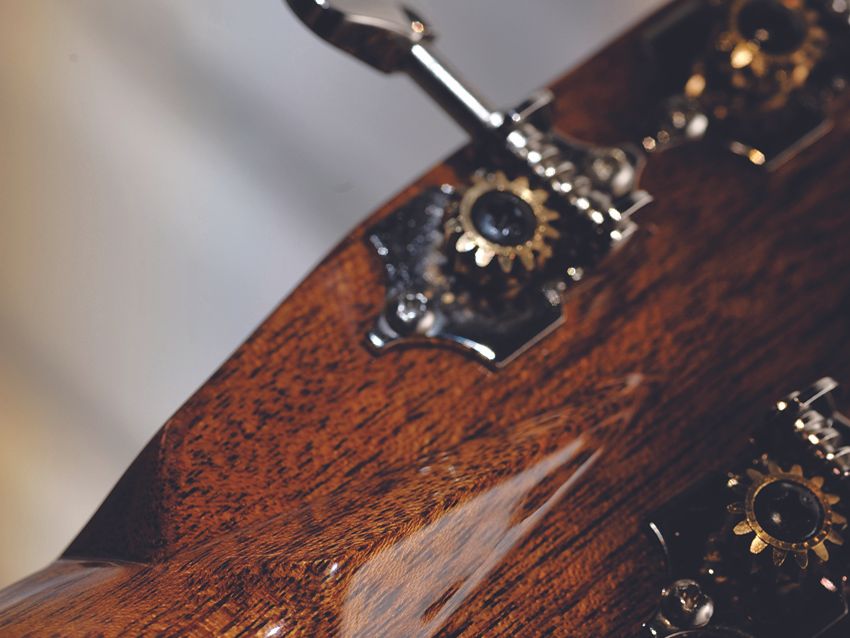 The guitar's scale length helps to maintain alternate tunings.