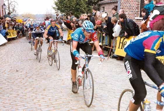 George Hincapie at the 1994 Tour of Flanders in Motorola colours.