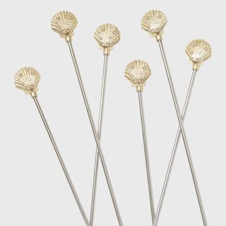 Joanna Buchanan Shell Swizzle Sticks