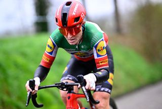 Lidl-Trek's Italian rider Elisa Longo Borghini competes in the women's race of the 'Ronde van Vlaanderen' (Tour des Flandres) one day cycling race, 163 km from Oudenaarde to Oudenaarde, on March 31, 2024. (Photo by JASPER JACOBS / Belga / AFP) / Belgium OUT