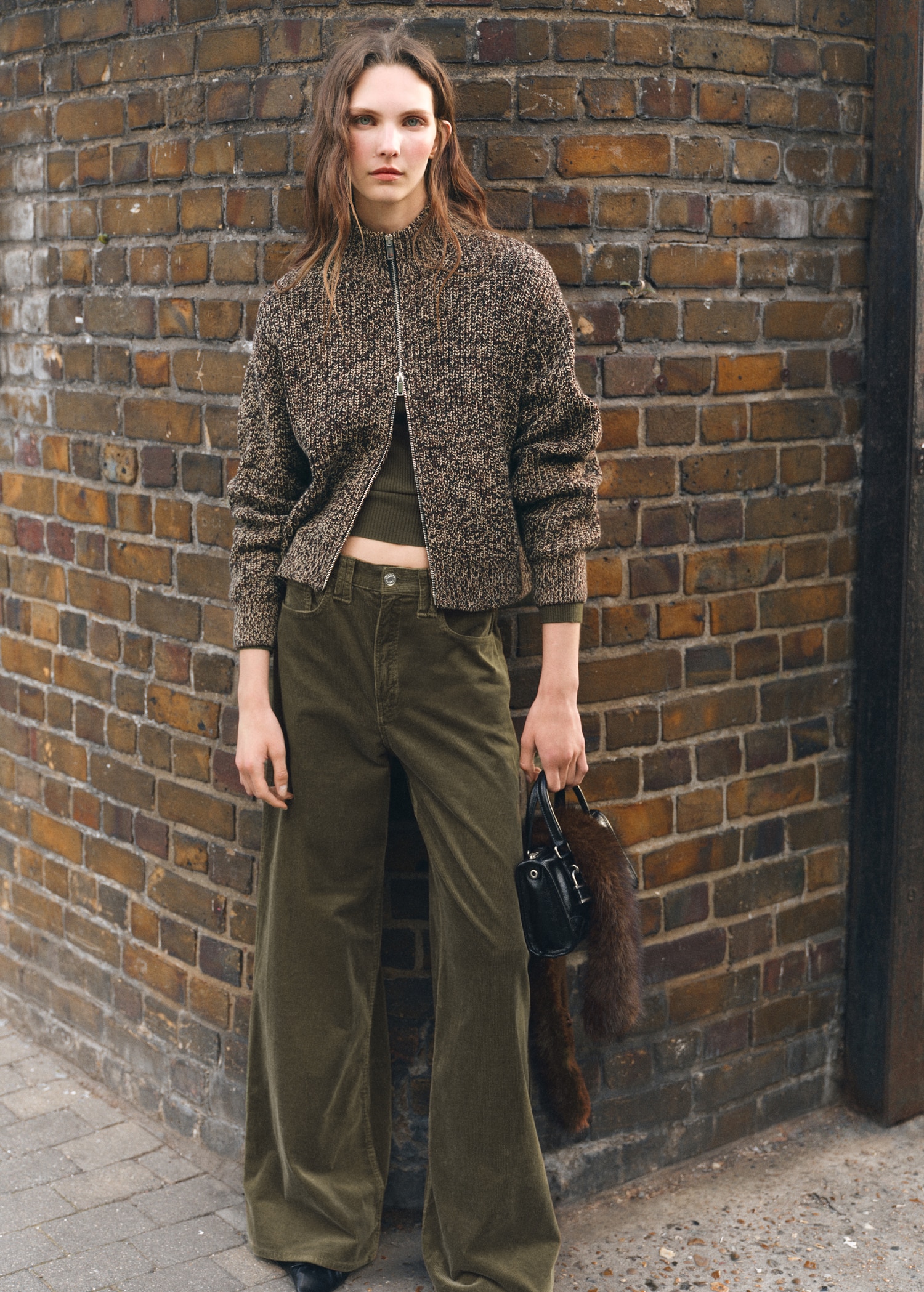 Speckled Zip-Up Cardigan - Women | Mango United Kingdom