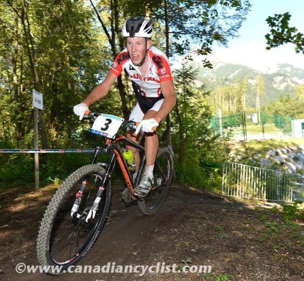 Alex Gehbauer (Austria) was the home crowd favorite, but he had some bad luck on the day