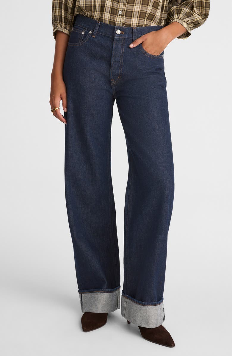 The Low Slung Cuffed Baggy Jeans
