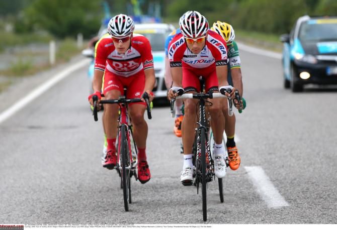 Drapac's Adam Phelan was present in the break