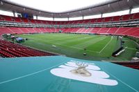 General view inside the stadium at Guadalajara Stadium on June 10, 2026 in Guadalajara, Mexico