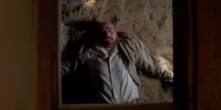 Bryan Cranston in the crawl space on Breaking Bad
