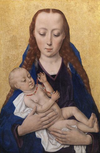 Dieric Bouts, Virgin with Child, 1454, oil on wood, National Gallery of Denmark