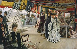 The Ball on Shipboard by James Tissot (1874)