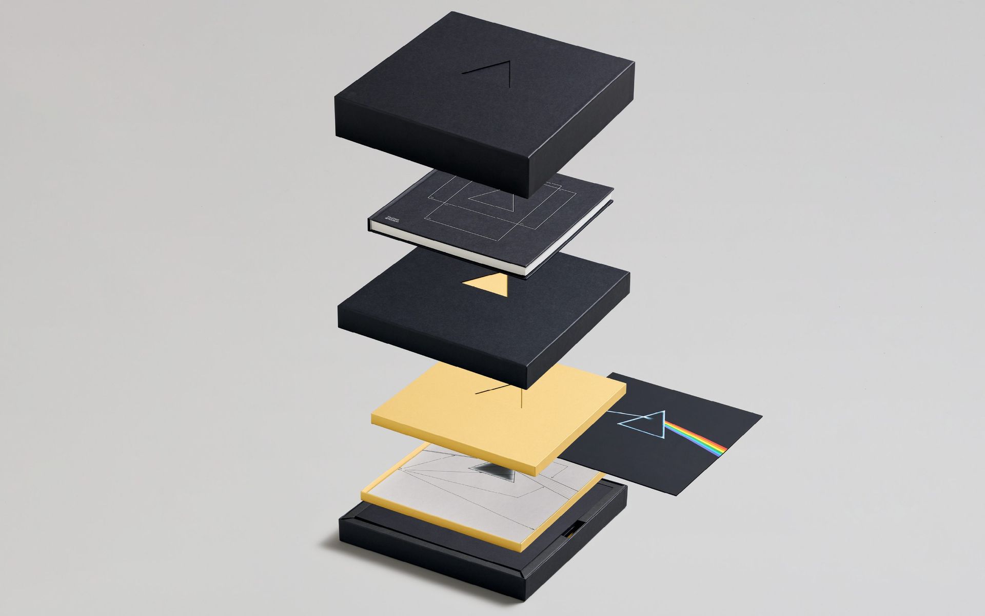 The Dark Side of the Moon 50th Anniversary box set by Pentagram