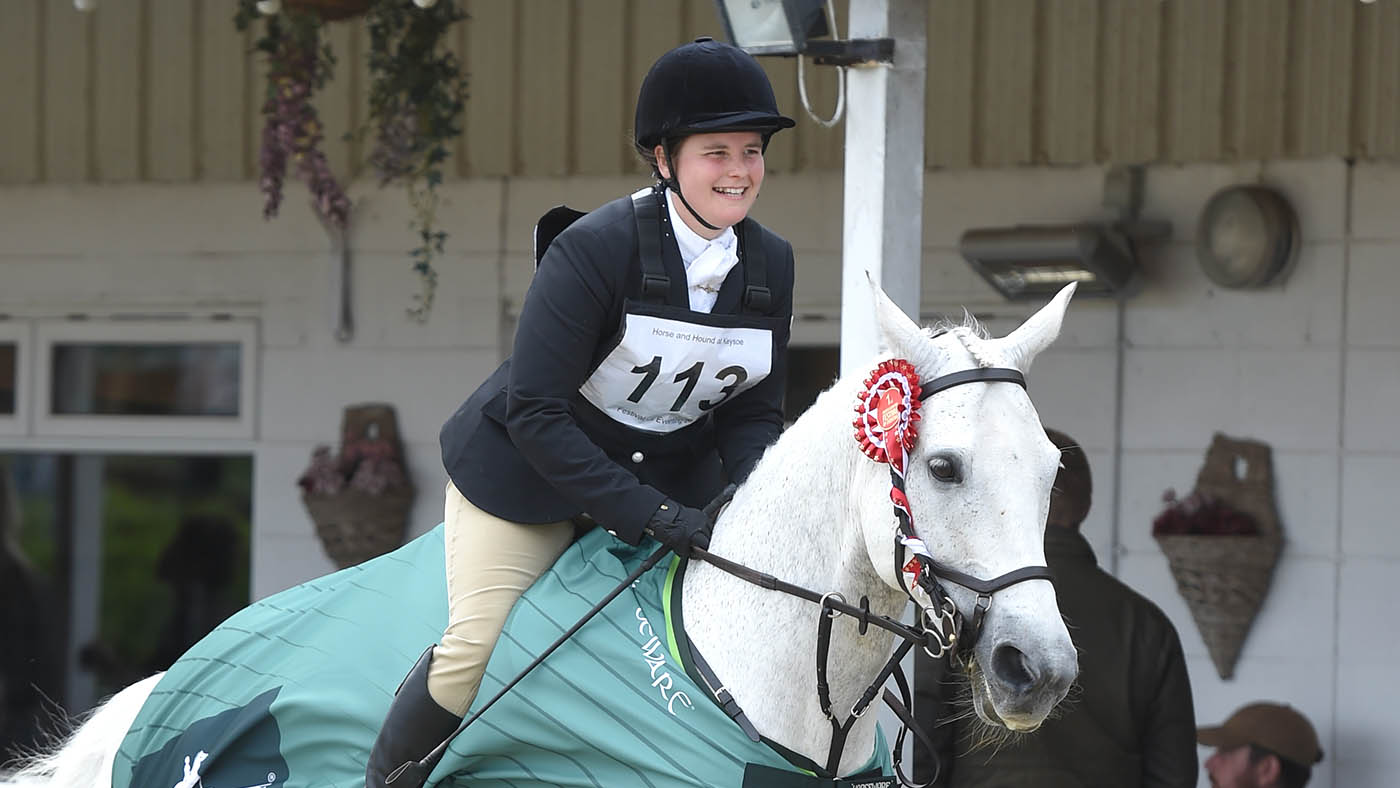H &amp;amp; H Festival of Eventing Sat 25th to Mon 27th May 2019 at Keysoe Spring Showing Show Monday 29th Aprill 2019 Keysoe (folder)113 - Serena Allery and Pocket Of Silver 80cm winner