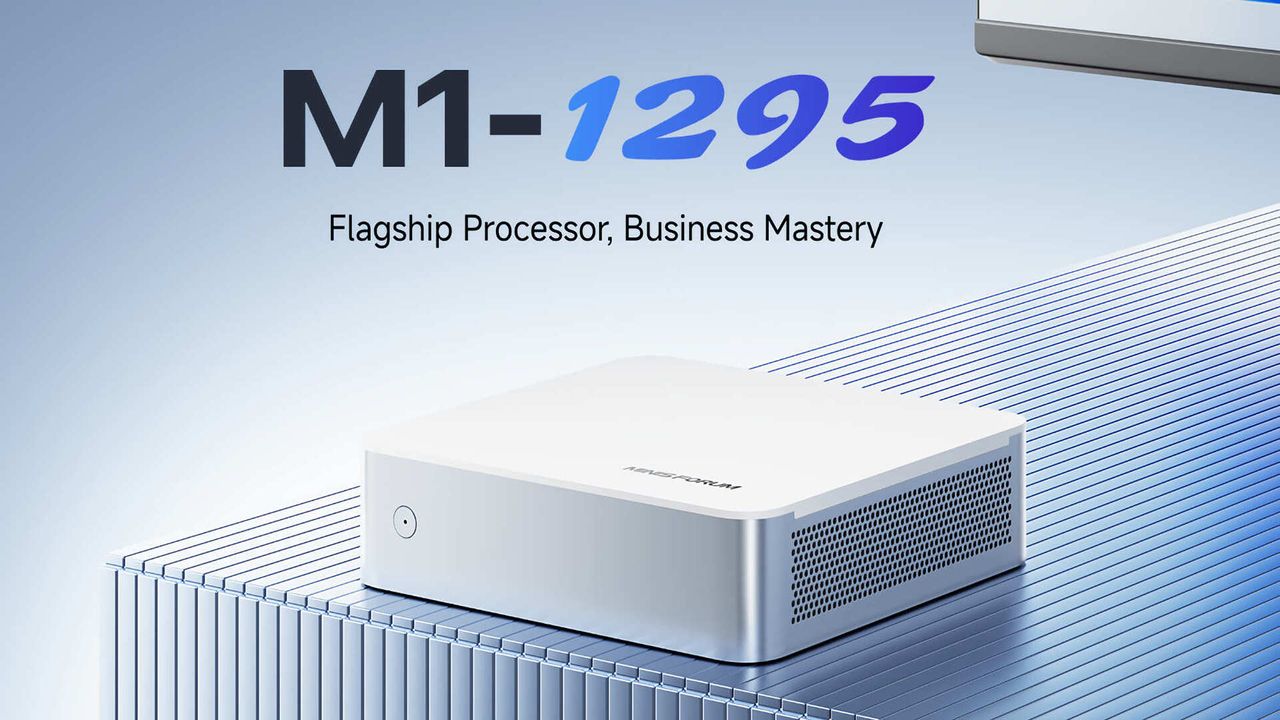 This PC is truly unique - Minisforum M1-1295 is the first mini PC with no front-facing ports, and the audiophile in me will more than appreciate the three separate audio connectors