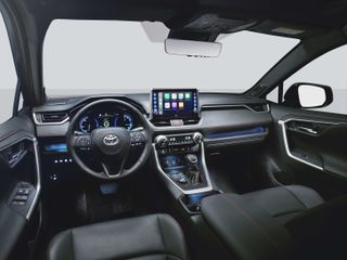 Interior view of Toyota Rav4
