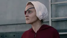 Madeline Brewer as Janine in The Handmaid's Tale