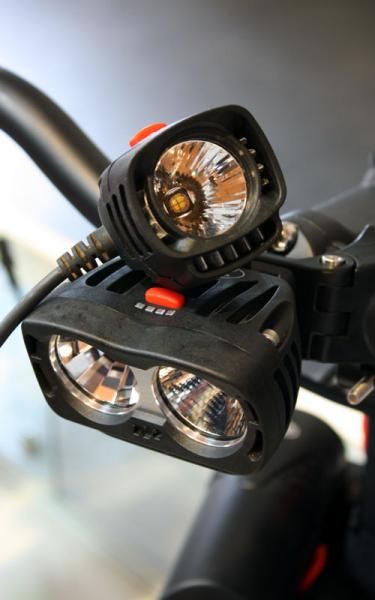 The new Niterider Pro-600 and Pro-120 LED lamps combine darkness-killing outputs with user-customizable modes.